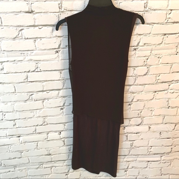ALL Saints Sheath Black Dress Sleeveless Sz 4 - Picture 7 of 8